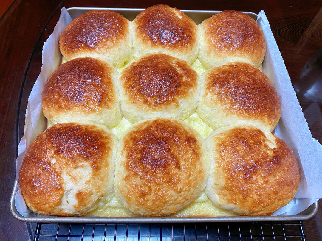 一次制作四种口味！超级方便！万能甜面包配方~