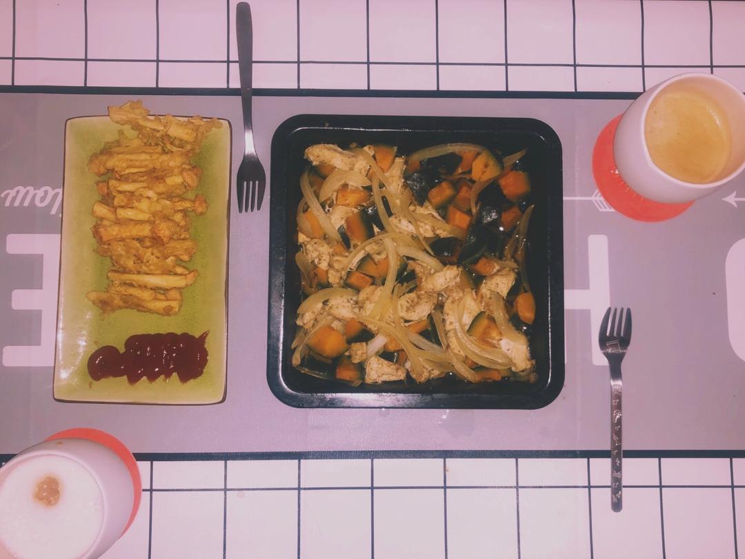 能吃出肉感的酥炸海鲜菇