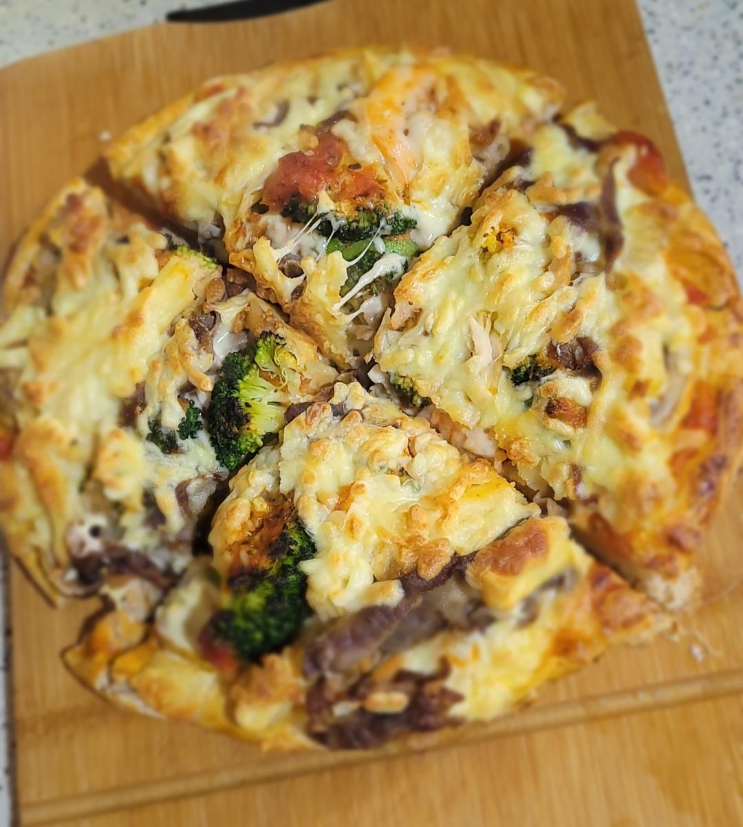 两个九寸Pizza