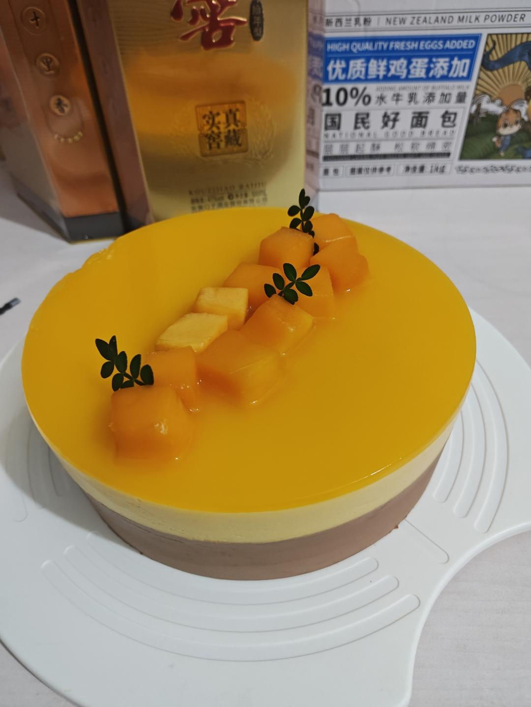 巧克力芒果慕斯