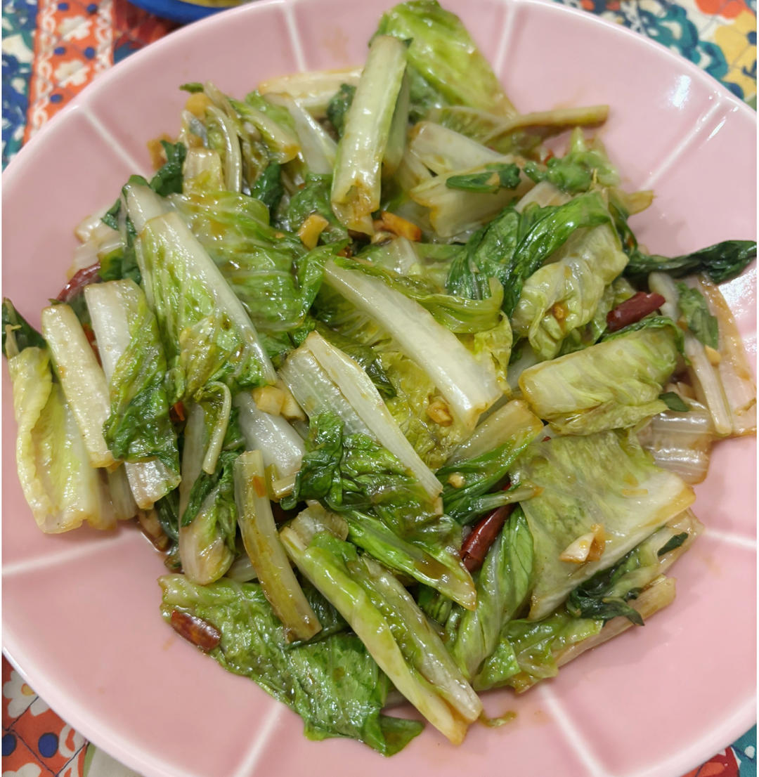 小炒生菜太好吃