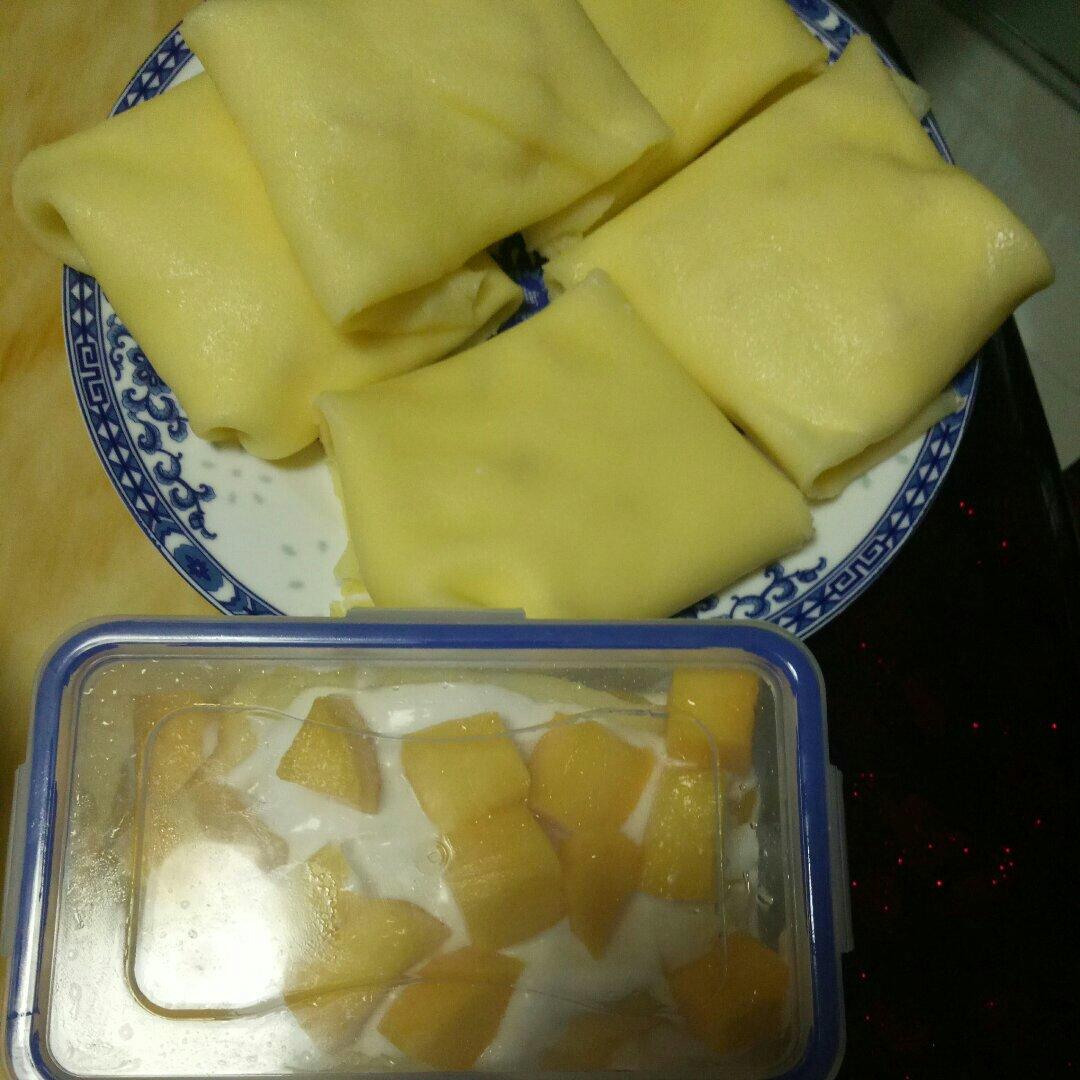 教你自制港式甜品——芒果班戟（满记配方）