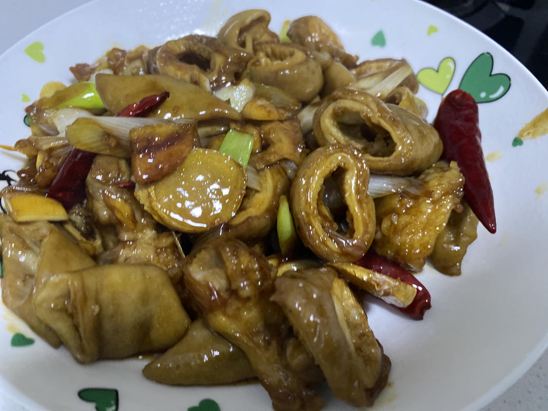 青椒炒肥肠