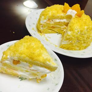 Cova芒果蛋糕 6寸的做法 步骤10