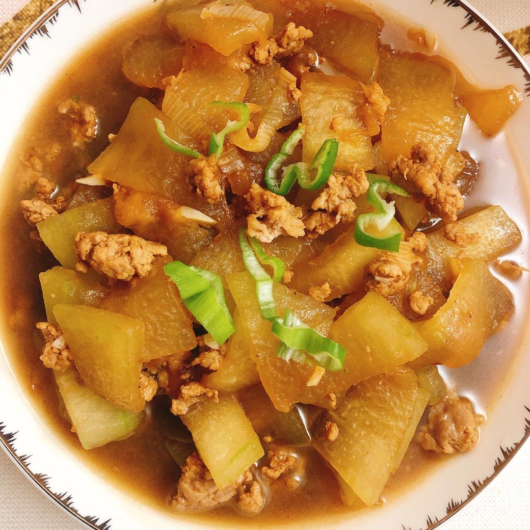 肉末炒冬瓜(超下饭)