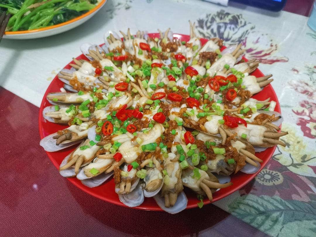 葱油蛏子