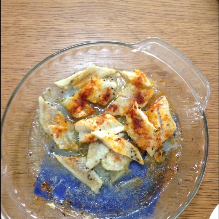 柠檬味烤银鳕鱼