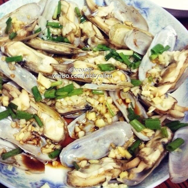 豉汁蒸蛏子