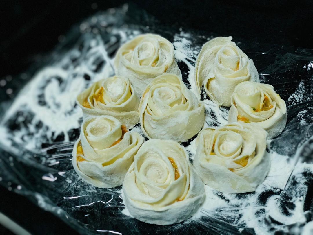 玫瑰花饺子
