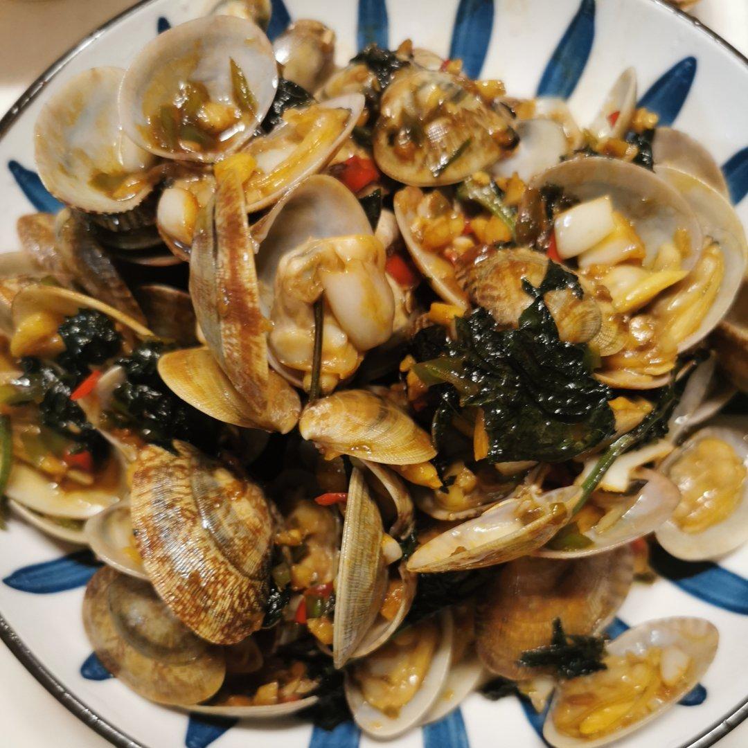 大排档蒜蓉花甲