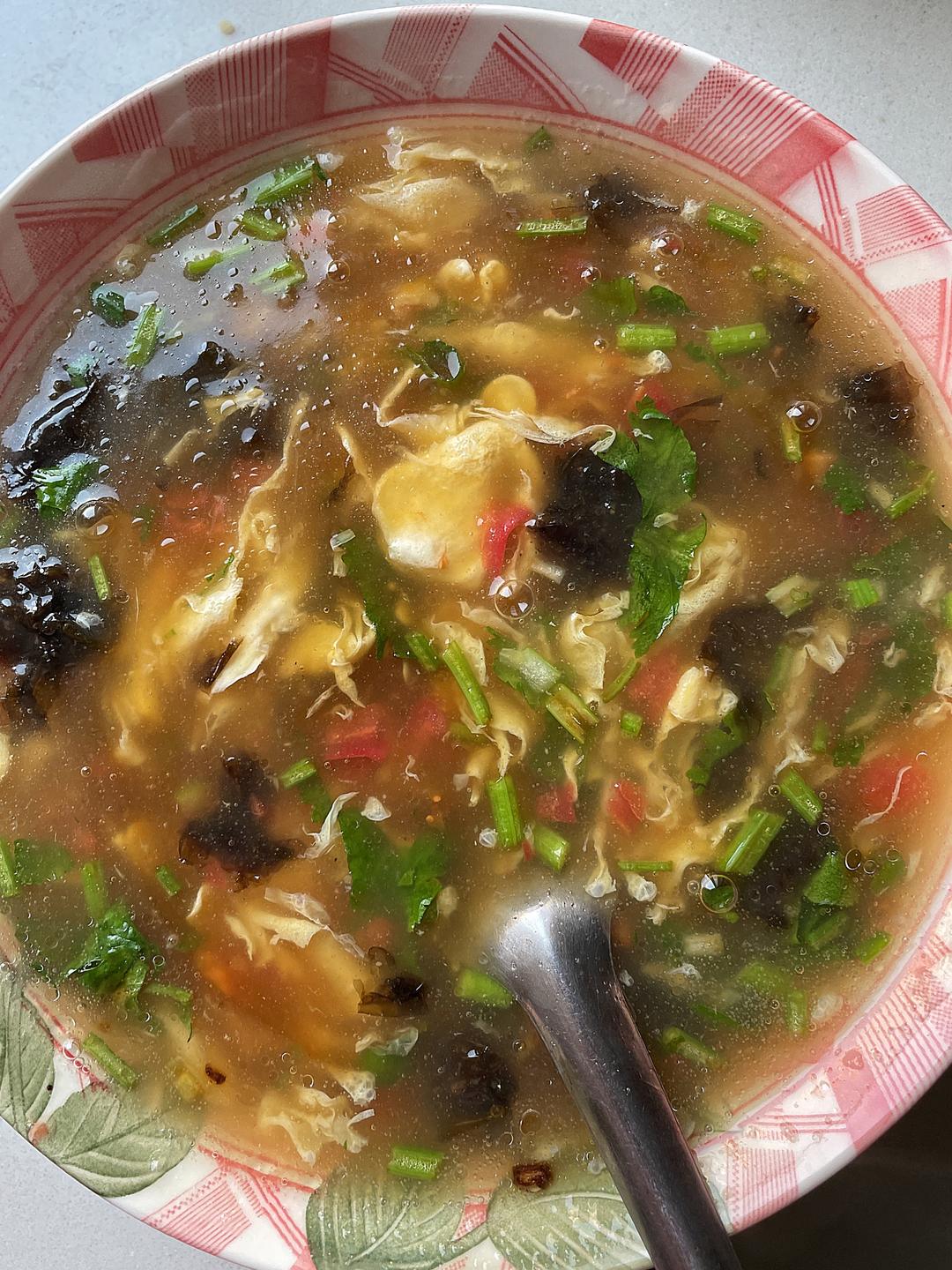 西红柿紫菜鸡蛋汤