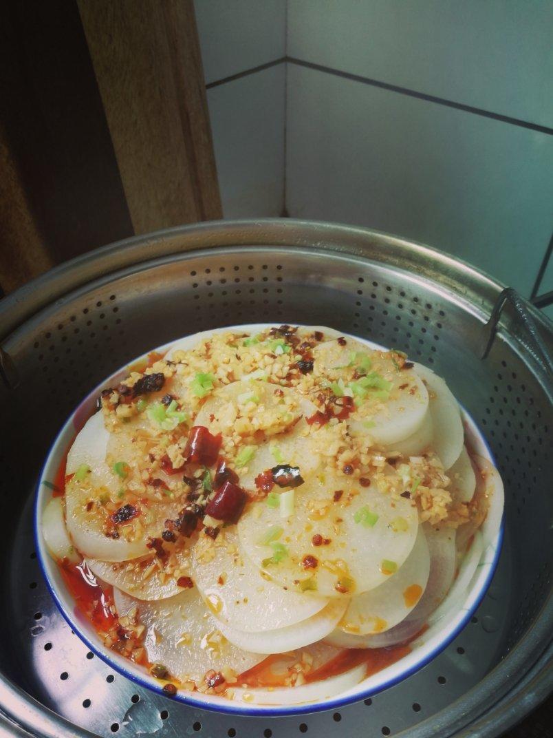 清蒸白萝卜