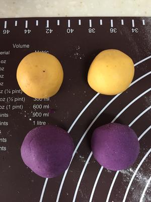 紫薯、南瓜椰蓉芝士球的做法 步骤5