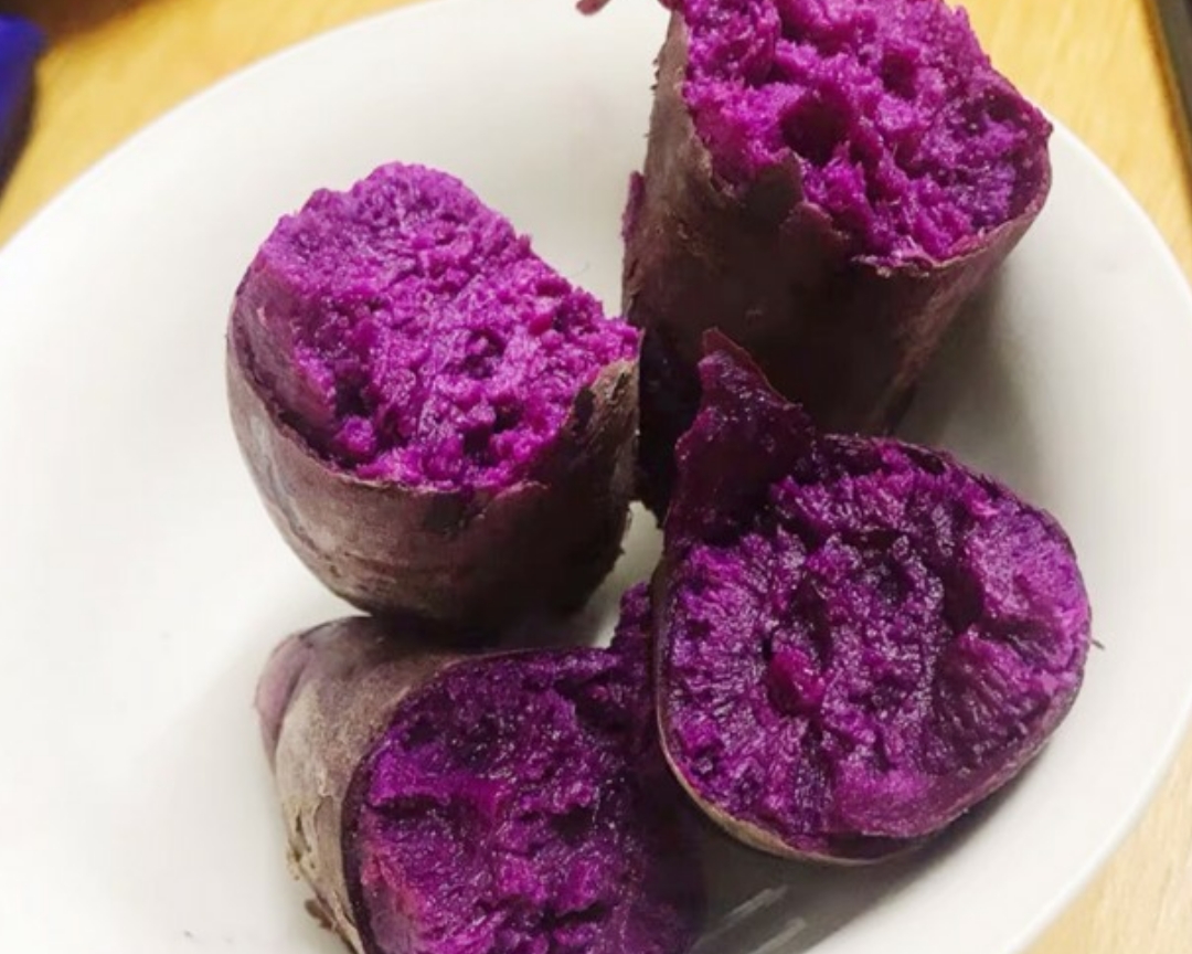 蒸紫薯图片高清图片