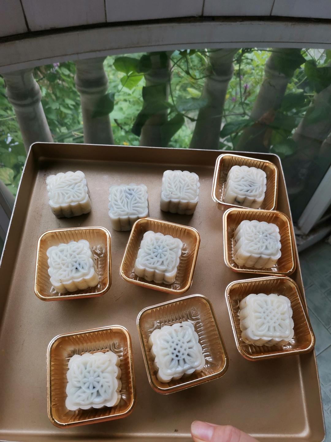免蒸烤，香甜软糯的奥利奥冰皮月饼，巨好吃