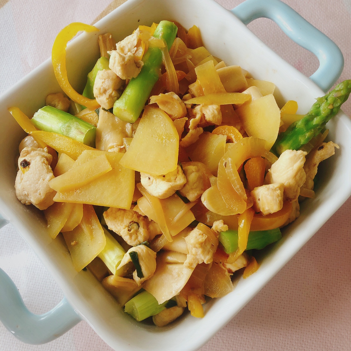 鸡丁青椒土豆片丨健康·三餐