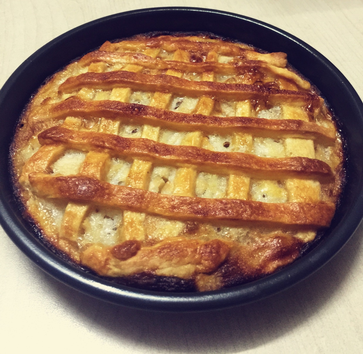 简单好吃的酥皮苹果派