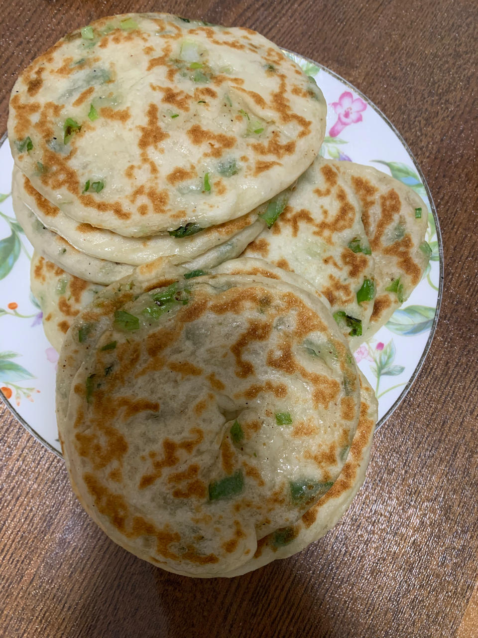 发面椒香葱花饼（超级宣软）