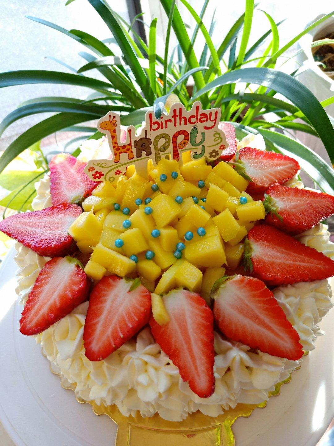 水果生日蛋糕8寸