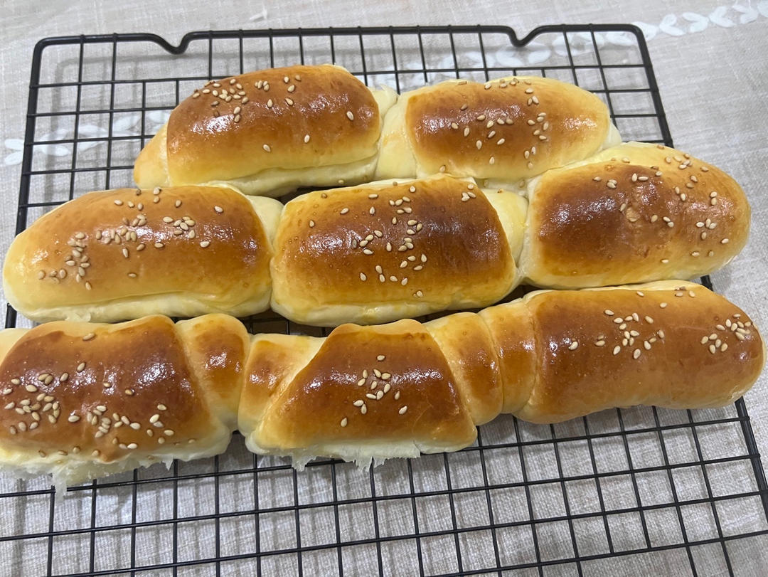 手揉小小牛角包🥐（牛奶面包配方）