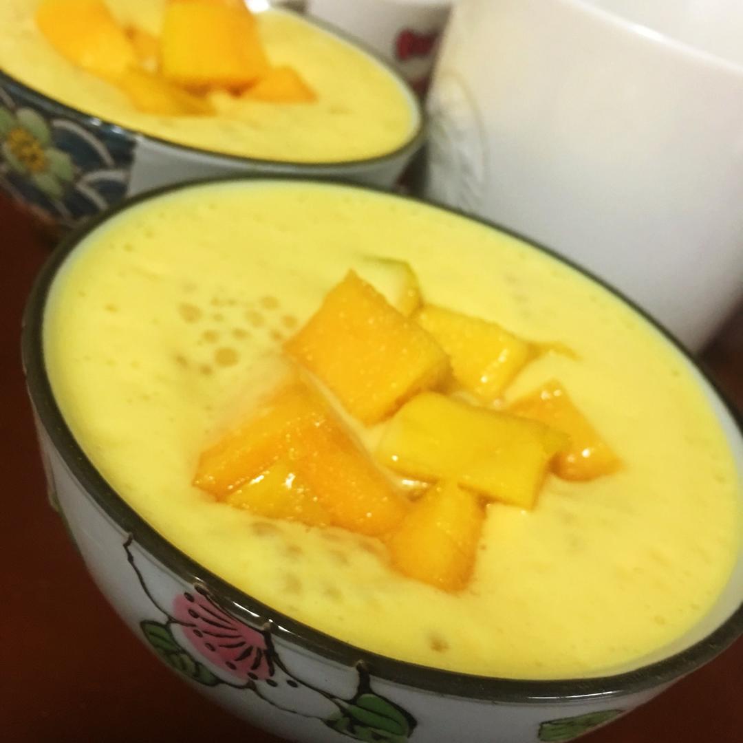 芒果椰汁西米露