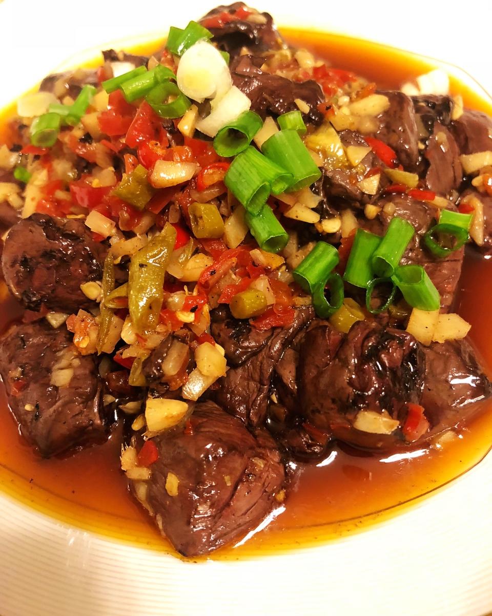 家常溜血旺