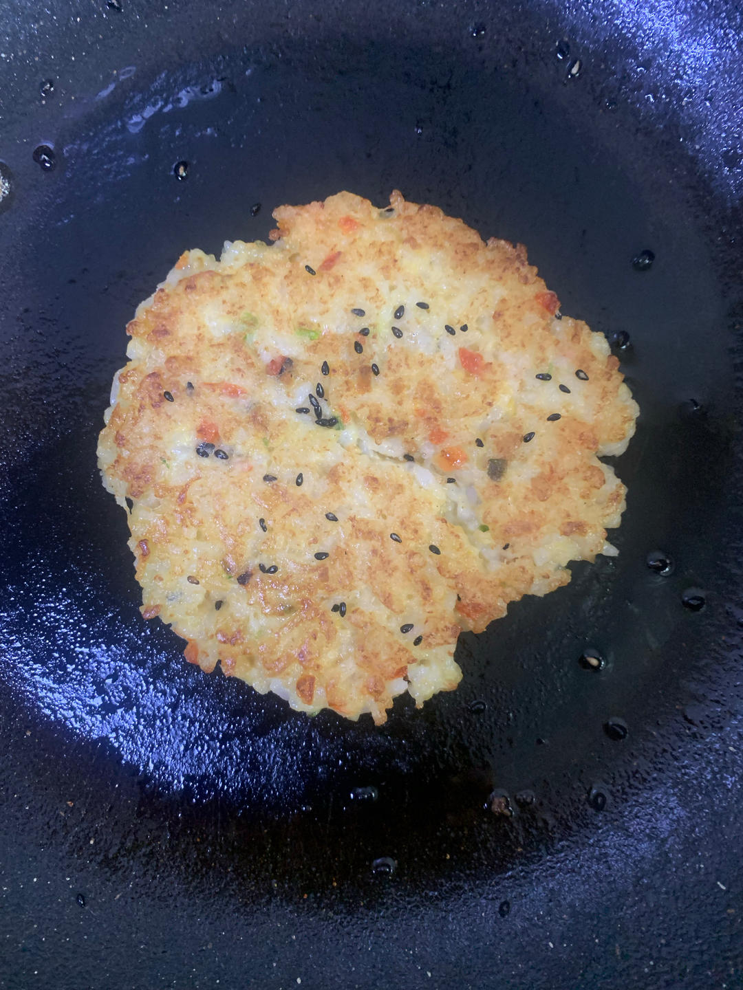 剩米饭蛋饼