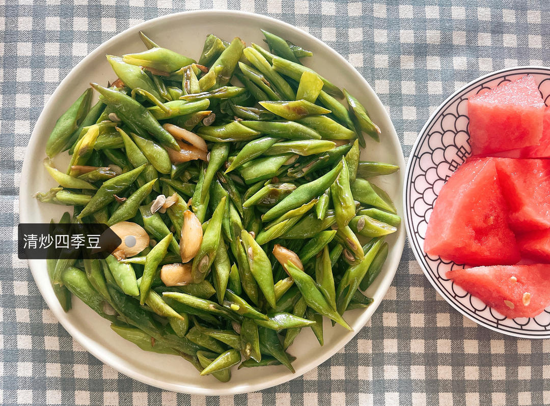 非常简单美味的家常菜～干煸四季豆