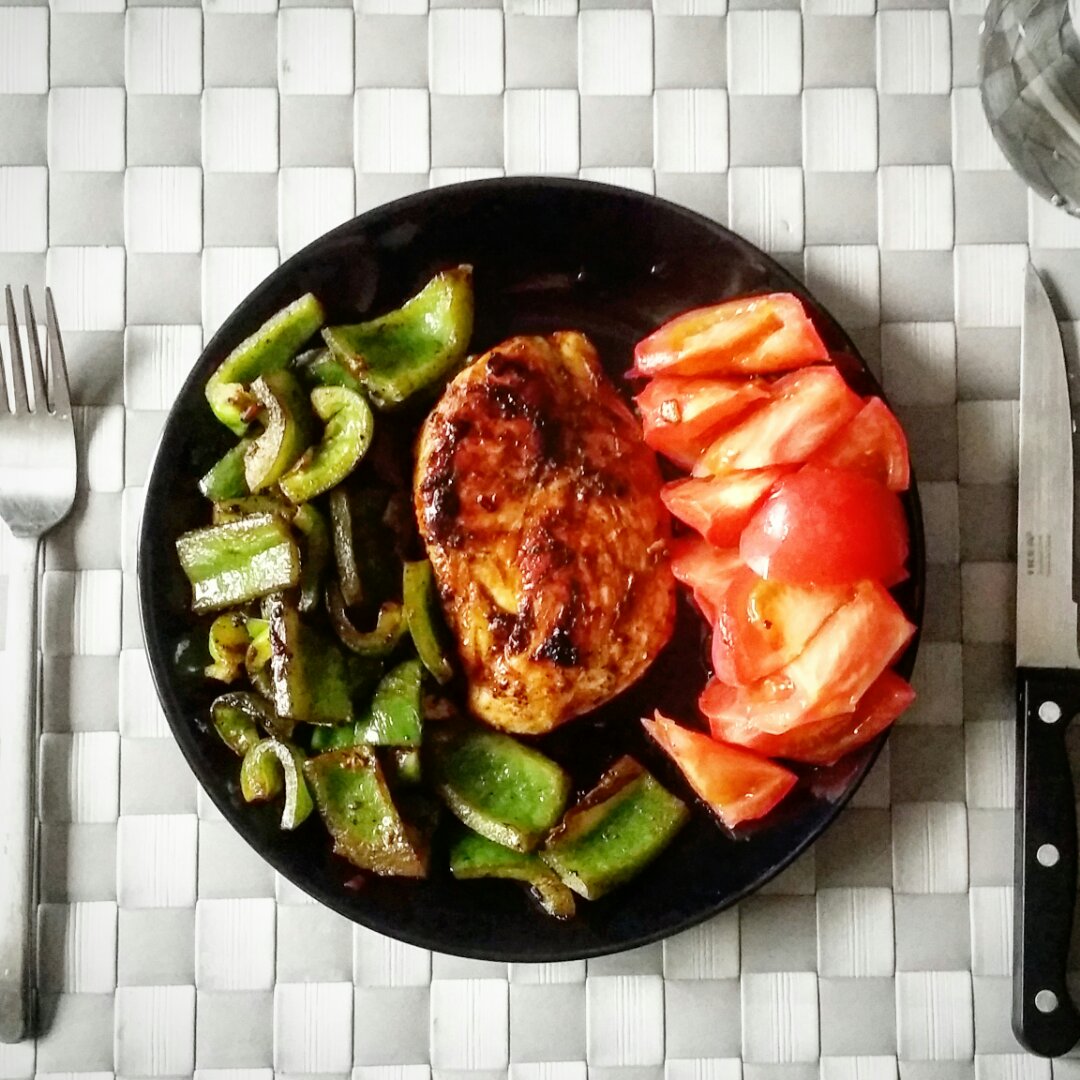 酷炫屌炸天好吃的煎鸡胸肉（香蒜蜂蜜煎鸡胸肉）