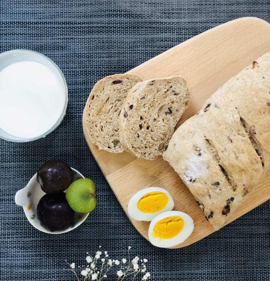 给减肥瘦身党  无糖无油全麦面包（免揉懒人版）