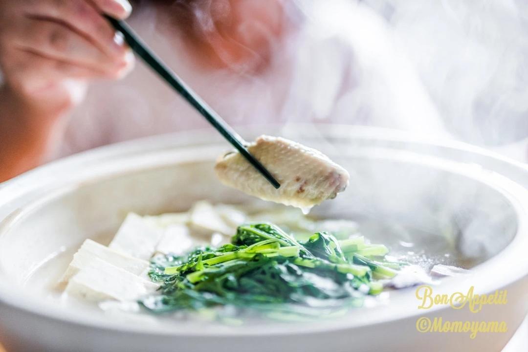 昨日的美食——鸡肉清汤锅（附带杂烩粥）