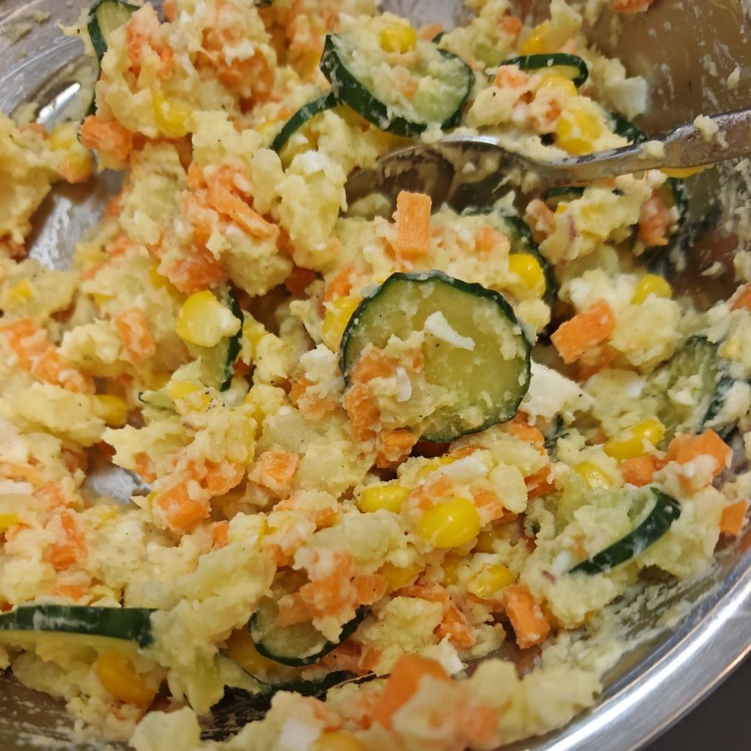 🔥爆好吃的鸡蛋土豆泥沙拉