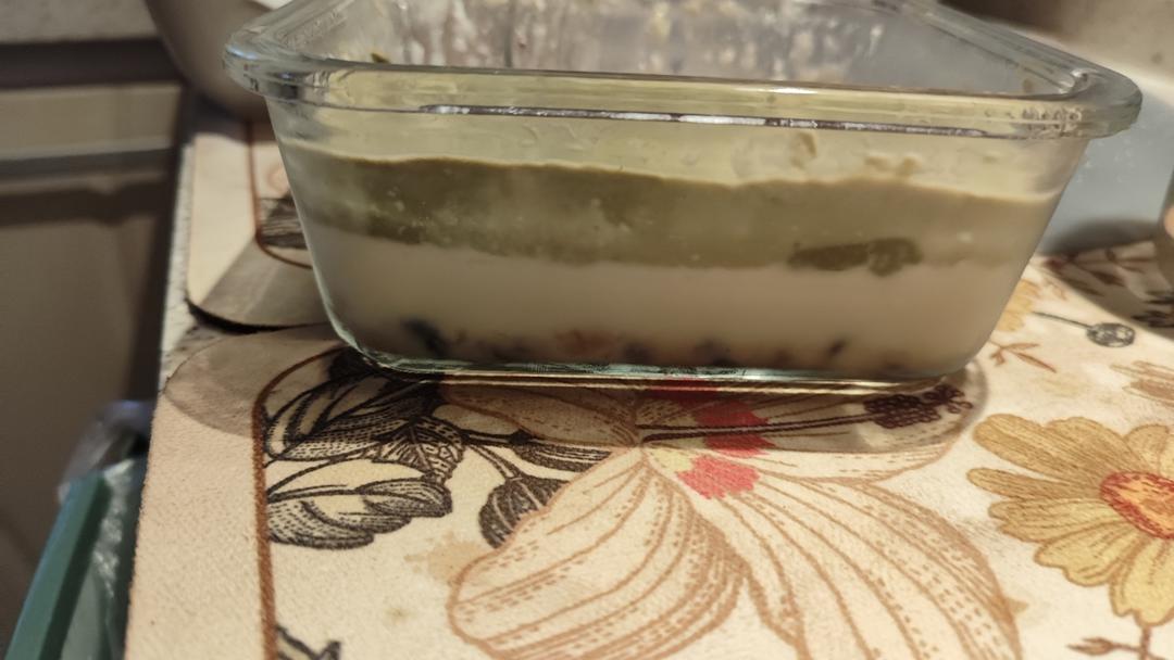 入口即化❗️好看又好吃的抹茶红豆奶糕