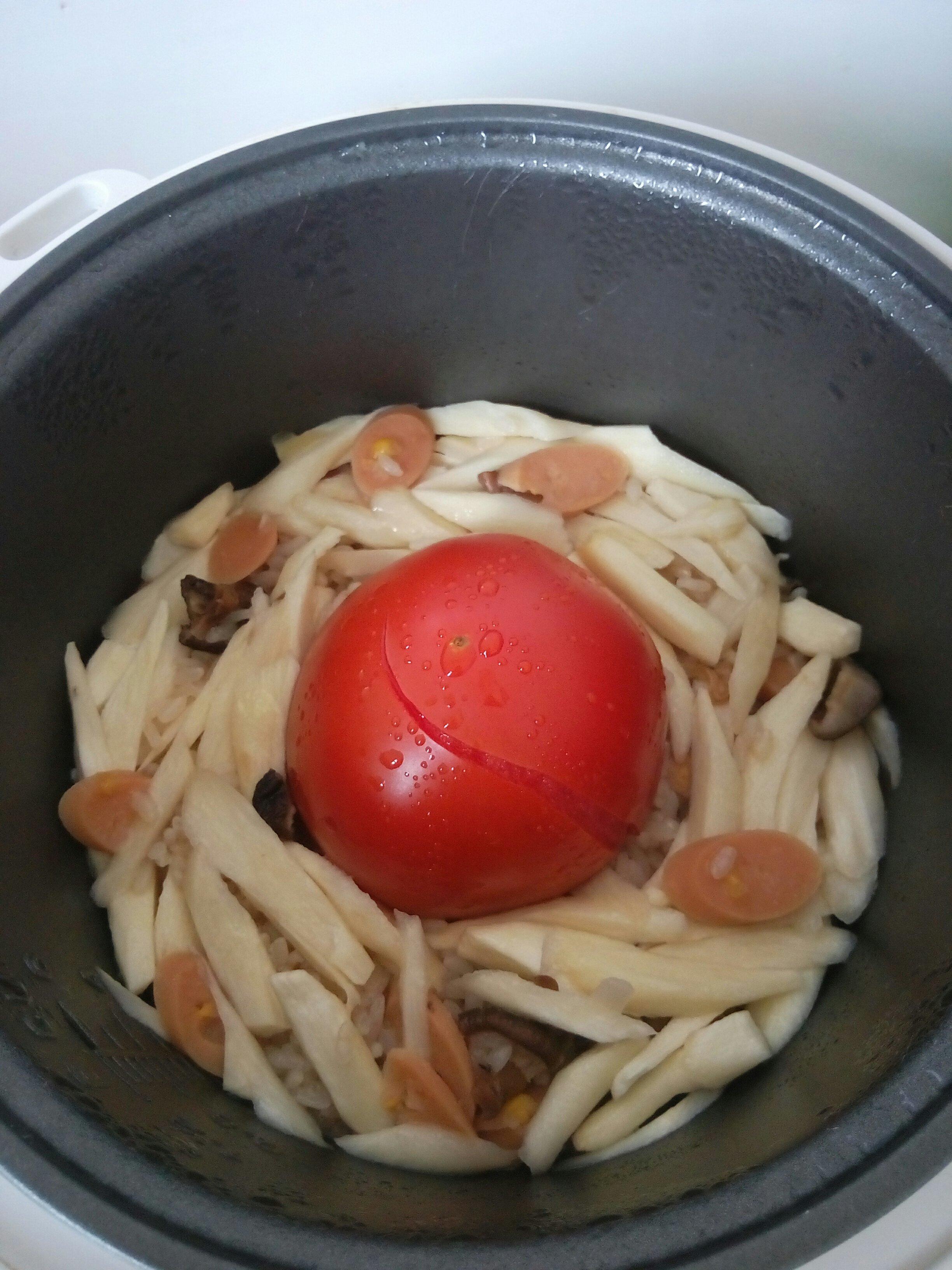 番茄焖饭的做法