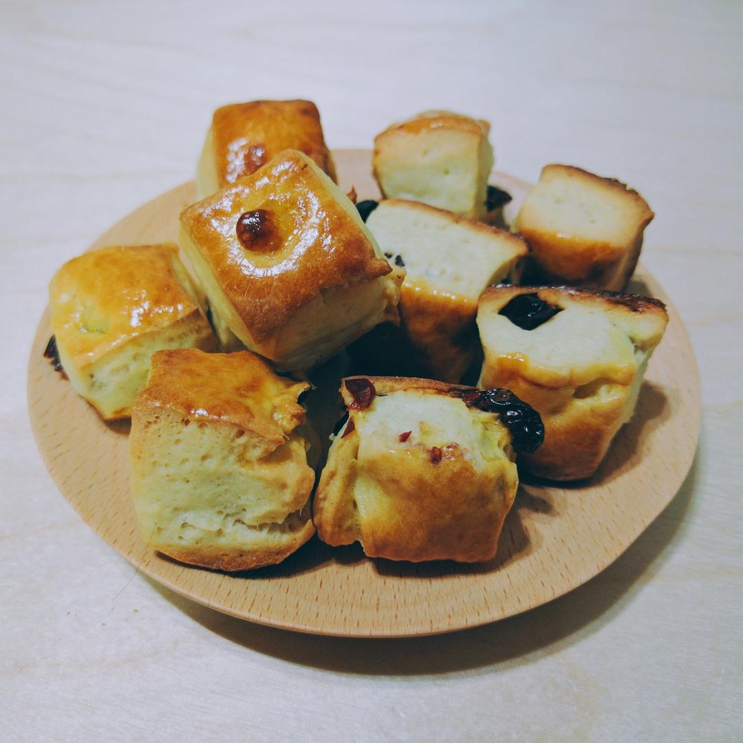 蔓越莓优格小面包块