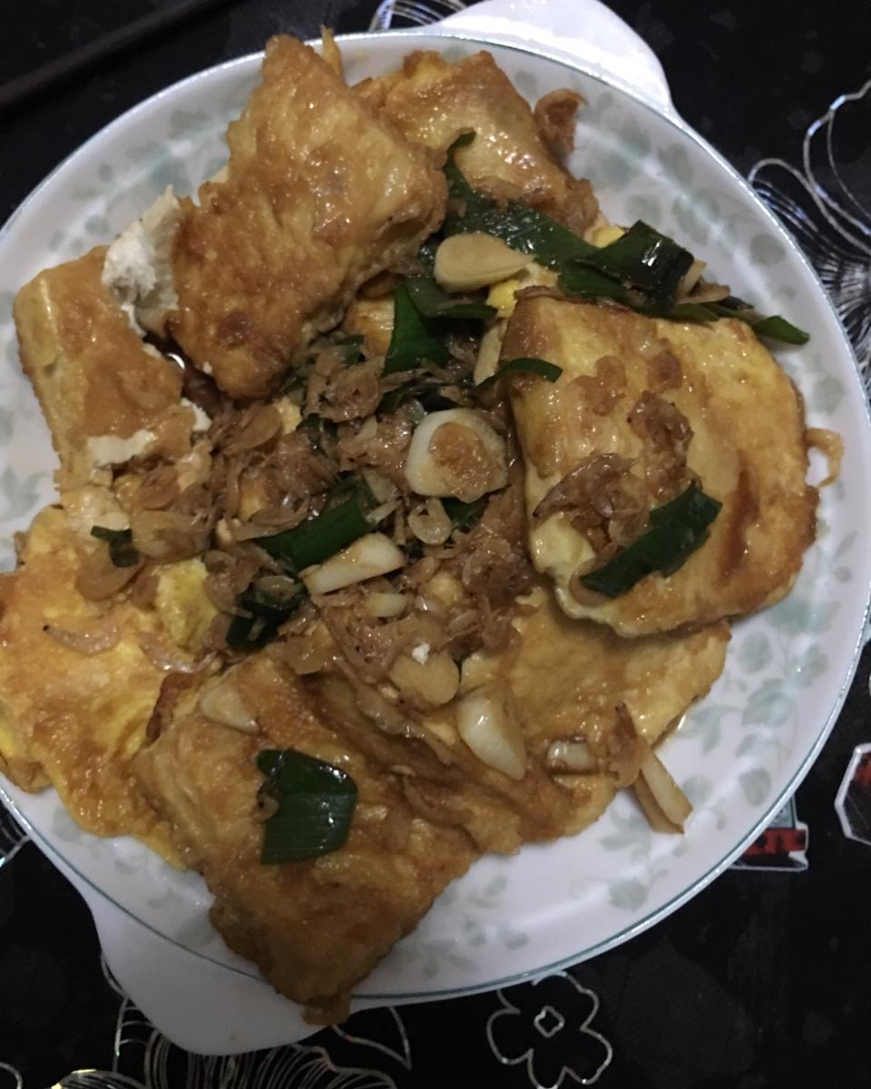 虾皮锅塌豆腐 （鲁菜）