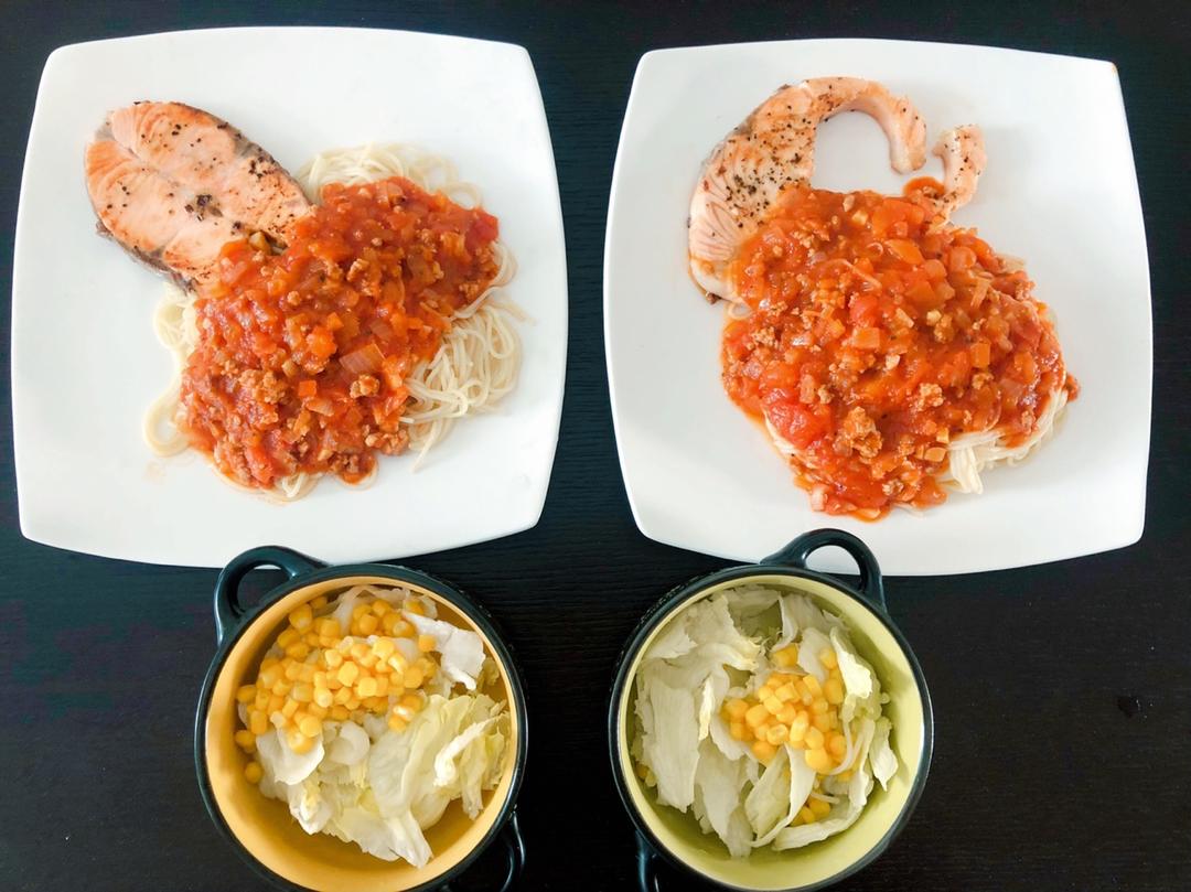 番茄肉酱意大利面