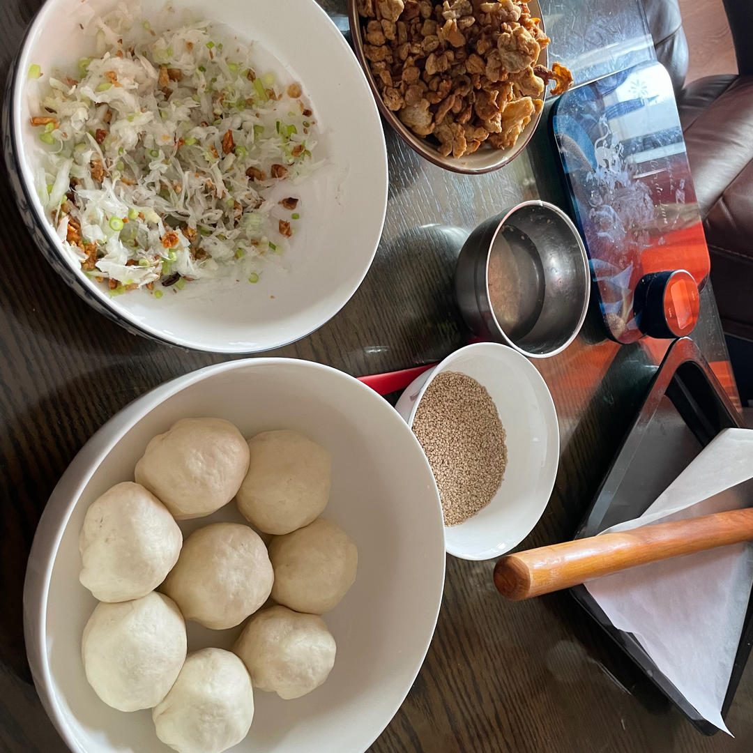 萝卜丝油渣香酥烧饼