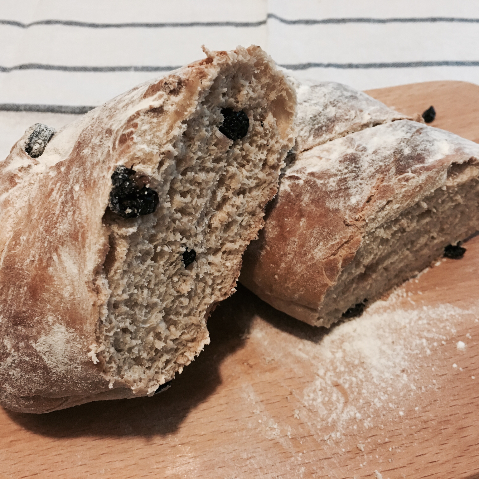 全麦核桃包～软欧包