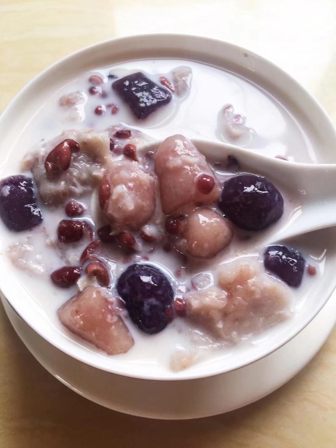 红豆芋头芋圆的做法