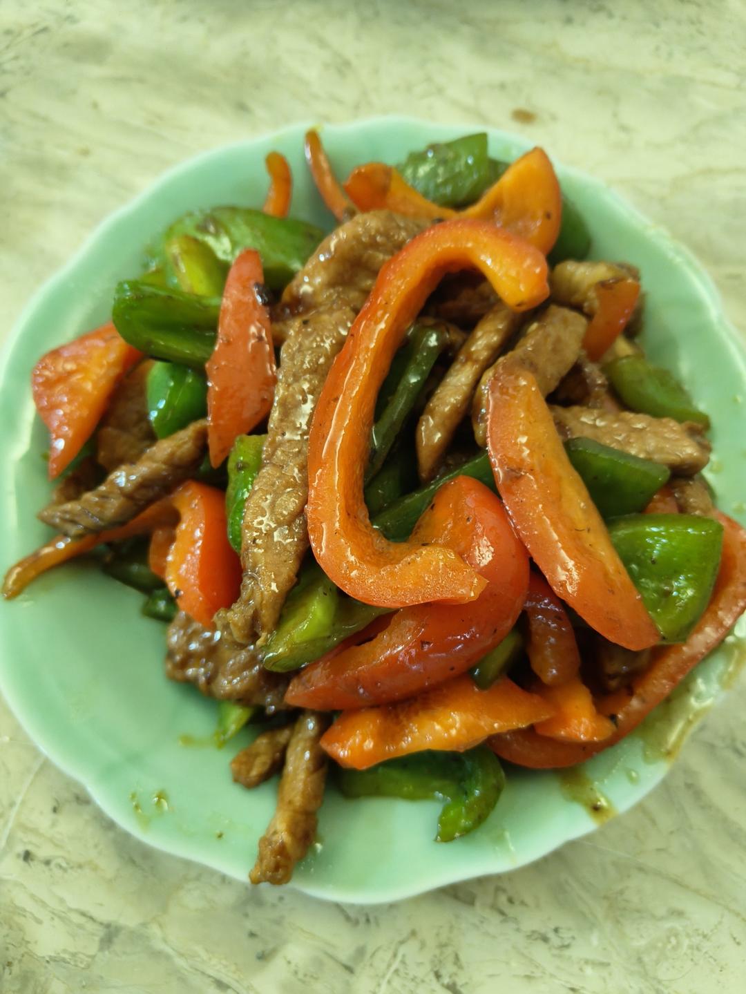 ㊙️超级下饭的青椒炒肉丝❗️吃三碗饭都不够