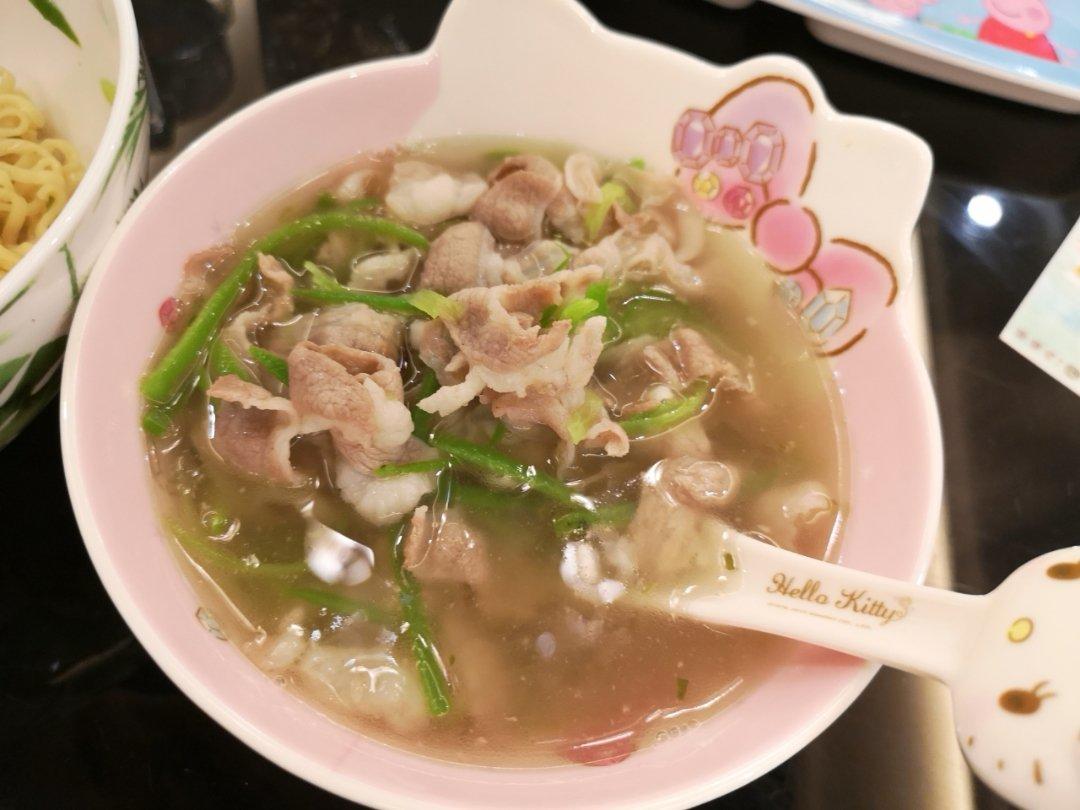 萝卜丝汆羊肉片