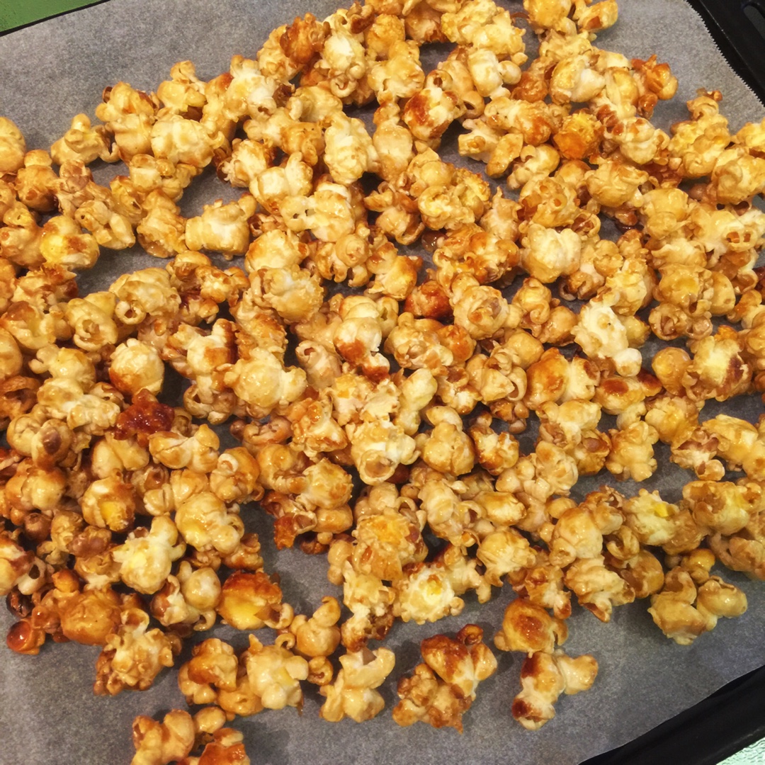 焦糖爆米花