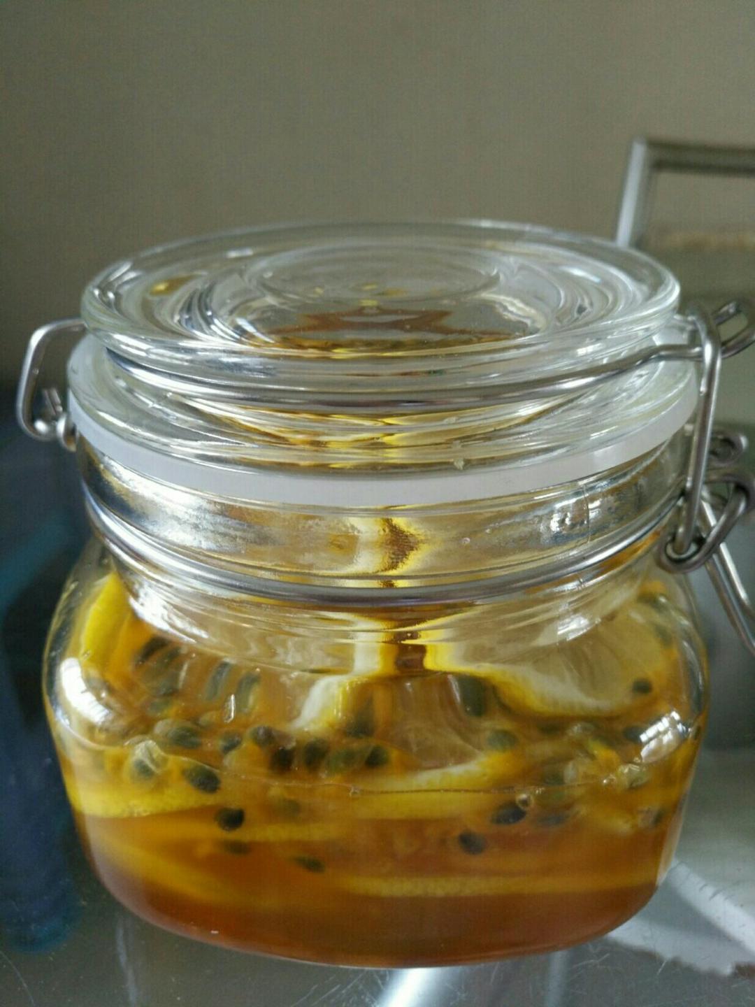 排毒养颜 自制柠檬蜂蜜百香果🍋不定期更新作品和好喝的搭配🥤