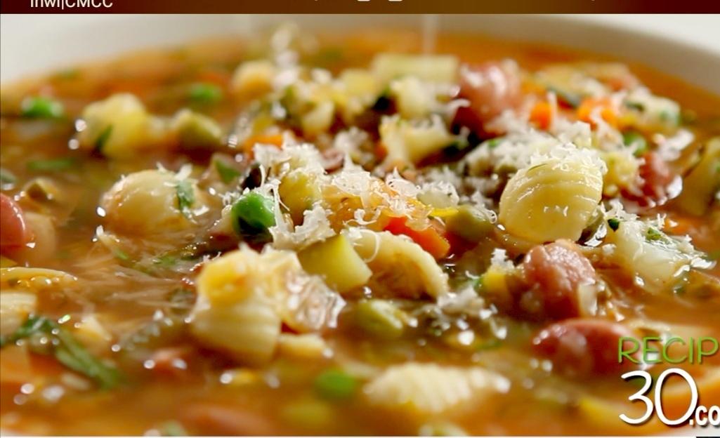 意式蔬菜汤 ministrone soup的做法