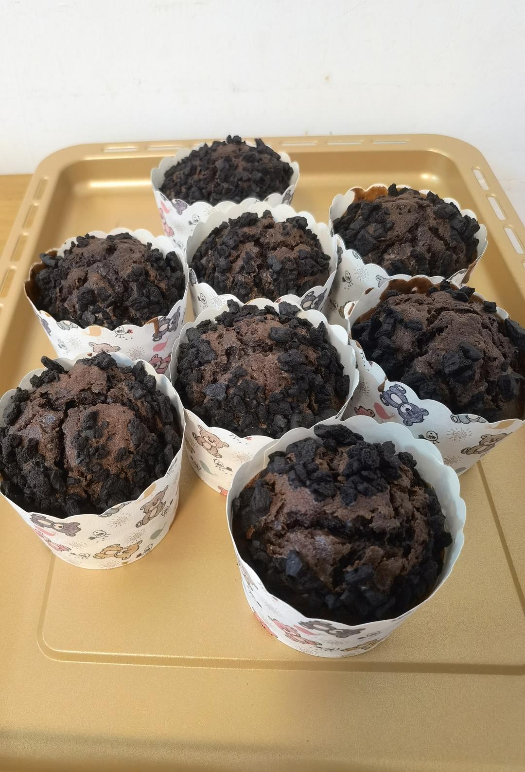 店售配方丨奥利奥玛芬蛋糕丨免打发零失败