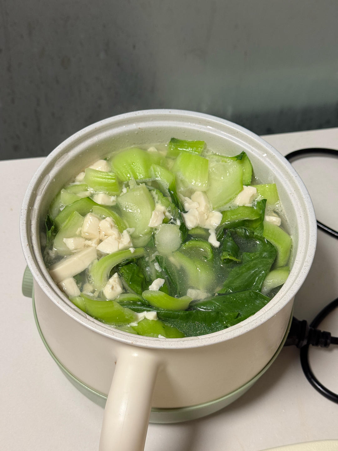 青菜豆腐汤