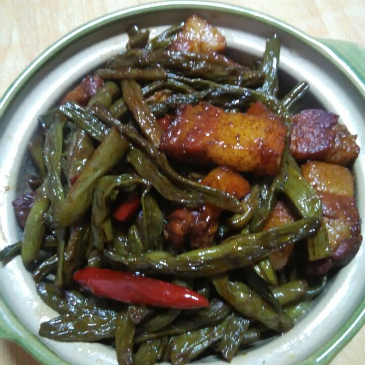 干豆角烧肉