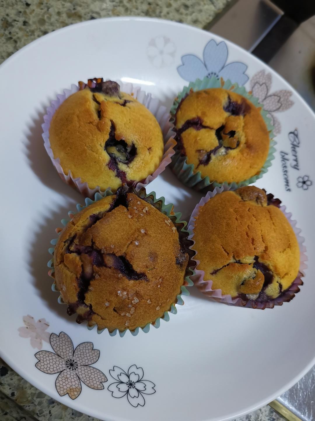 蓝莓玛芬蛋糕 Blueberry Muffin