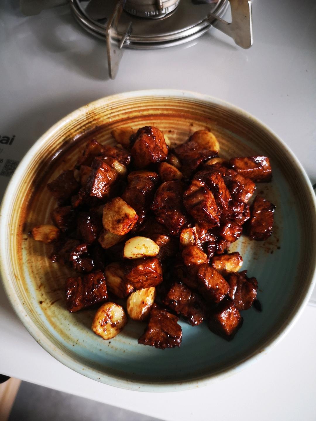 黑蒜子牛肉粒-津门秘方-家庭制作详细版